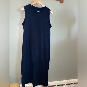 Universal Thread sleeveless shirt dress black small